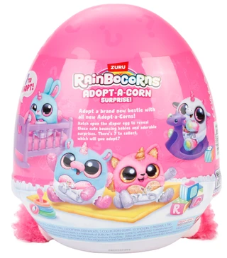Thumbnail 2: Zuru 17 Pc Rainbocorns Adopt-A-Corn Surprise Plush Toy 