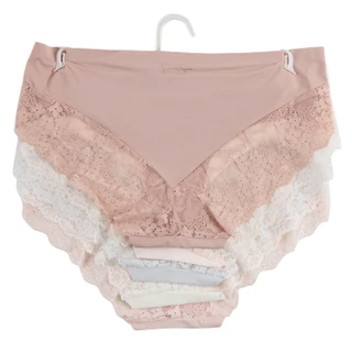 Thumbnail 2: Jessica Simpson Women's 5 Pk Lace Hipster Bikini Panties 