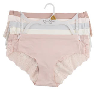 Thumbnail 1: Jessica Simpson Women's 5 Pk Lace Hipster Bikini Panties 