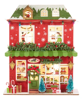 Thumbnail 1: Magical Season 9.5 in Wooden Christmas Gift Shop Accent 