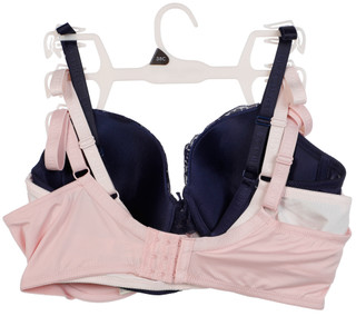 Thumbnail 3: Laura Ashley Women's 3 Pk Everyday Comfort Bras  
