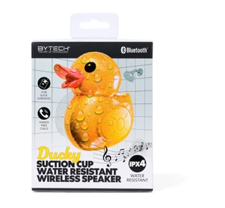 Thumbnail 2: BYTECH Ducky Suction Cup Water Resistant Wireless Speaker 