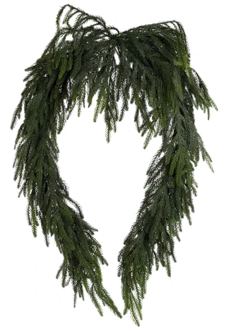 Thumbnail 1: Supreme Silk 70 in Faux Greenery Garland  