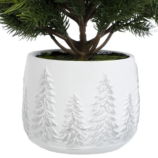 Thumbnail 2: Supreme Silk 24 in Holiday Pine Potted Tree  