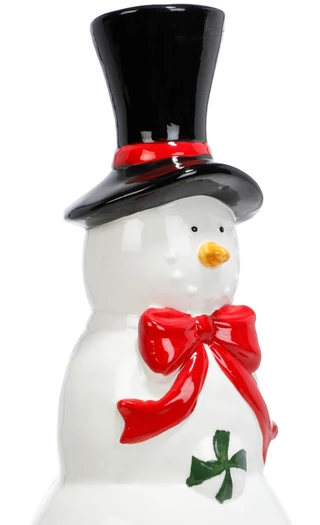 Thumbnail 2: Magical Season 12 in Ceramic Christmas Snowman Figurine  