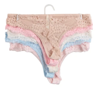 Thumbnail 2: Jessica Simpson Women's 5 Pk Lace Thongs 