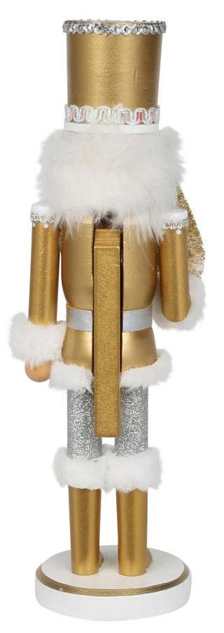 Thumbnail 2: Magical Season 14 in Wooden Christmas Glitter Nutcracker with Tree Decor 