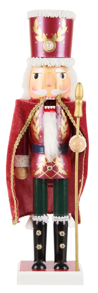 Thumbnail 1: Magical Season 14 in Wooden Christmas  Nutcracker with Cape Decor 