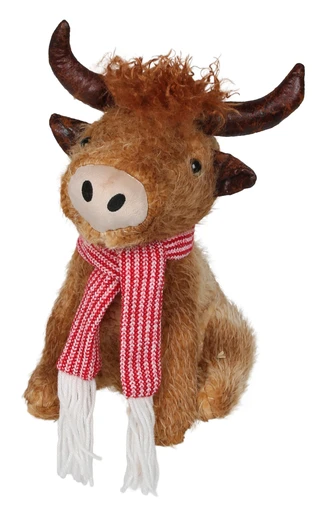 Thumbnail 1: Magical Season 14 in Christmas Highland Cow with Scarf Decor 
