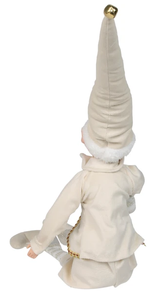 Thumbnail 2: Magical Season 28 in Christmas Shelf Sitter Elf with Gift Sack Decor 