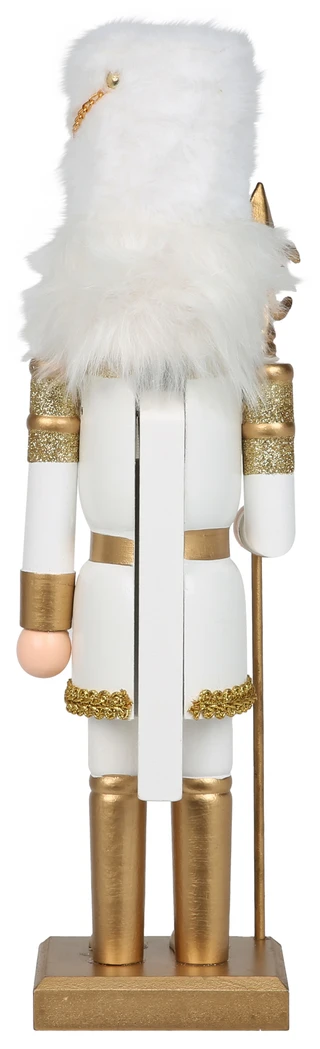Thumbnail 2: Magical Season 14 in Wooden Christmas  Nutcracker in Fur Hat Decor 