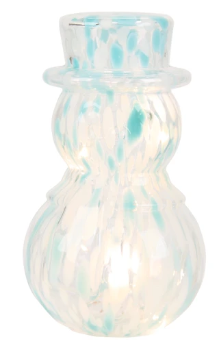 Thumbnail 1: Magical Season 12 in LED Glass Christmas Snowman in Hat 