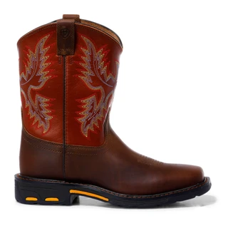 Thumbnail 2: ARIAT Boys Workhog Wide Square Toe Western Boots  