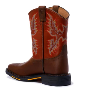 Thumbnail 5: ARIAT Boys Workhog Wide Square Toe Western Boots  