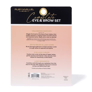 Thumbnail 2: Ruby & Millie 4 Pc Complete Eye & Brow Set 