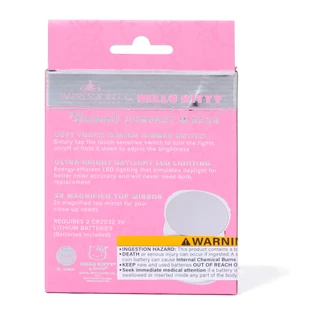 Thumbnail 2: Impressions Vanity Company Hello Kitty LED Kawaii Compact Mirror  