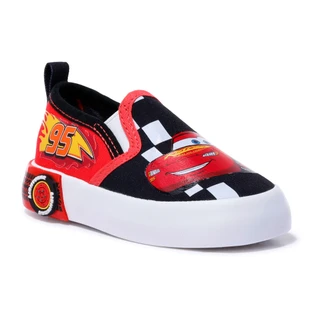 Thumbnail 1: Disney Toddler Boys Cars Canvas Slip On Shoes 