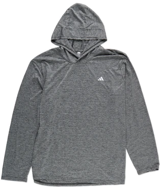 Thumbnail 1: Adidas Big Me's Active Long Sleeve Heathered Hoodie 