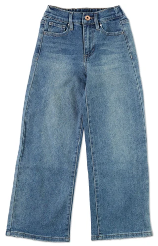 Thumbnail 1: YMI Big Girls Wide Leg Jeans 