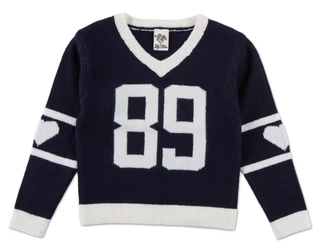 Thumbnail 1: Lily Bleu Big Girls V-Neck Pullover Sweater 
