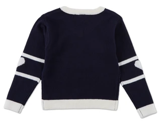 Thumbnail 2: Lily Bleu Big Girls V-Neck Pullover Sweater 