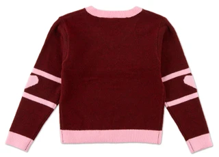 Thumbnail 2: Lily Bleu Big Girls V-Neck Pullover Sweater 