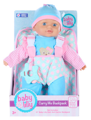 Thumbnail 1: Brooklyn Lollipop 13 in Doll Carrier Backpack Set 