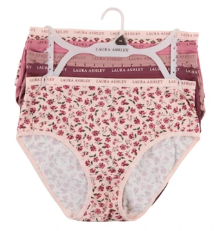 Thumbnail 1: Laura Ashley Women's 5 Pk Brief Panties  