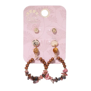Thumbnail 1: C&C Beaded Drop Earrings 