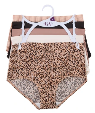 Thumbnail 1: Gloria Vanderbuilt Women's 5 Pk Microfiber Brief Panties  