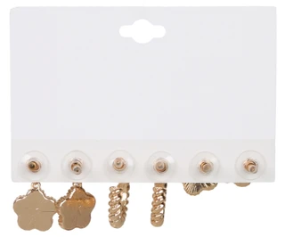 Thumbnail 2: ADRIENNE VITTADINI 3 Pr Stud & Hoop Earrings Set 