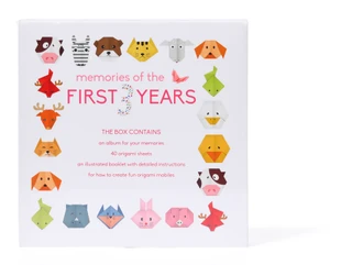 Thumbnail 1: White Star Publishers Memories of the First 3 Yrs Album & Origami Mobile Kit 