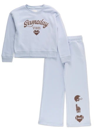 Thumbnail 1: No Comment Big Girls 2 Pc Pants Set  