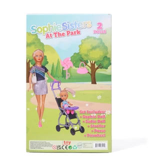 Thumbnail 2: Brooklyn Lollipop Sophie Sisters At The Park Doll Playset 