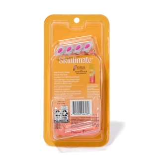 Thumbnail 2: SKINTIMATE 4 Pk Vanilla Sugar Scented Razors 