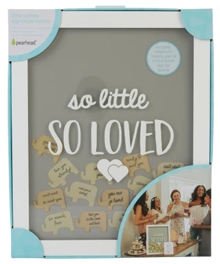 Thumbnail 1: Pearhead Little Wishes Elephant Signature Frame 