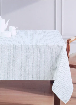 Thumbnail 4: Laura Ashley Thames Jacquard Tablecloth - 60" x 102" 