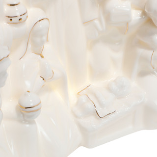 Thumbnail 2: Brighten the Season 10 In Ceramic Holy Family LED Christmas Figurine  