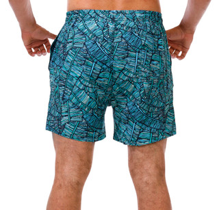 Thumbnail 3: In Gear Men's Volley Print Swim Shorts 