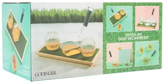 Thumbnail 3: Godinger Golf 3-Piece Decanter Whiskey Set 