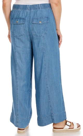 Thumbnail 2: Coral Bay Women's Plus Drapey Pull On Pants 