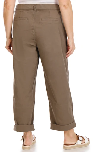 Thumbnail 2: Coral Bay Women's Plus Stretch Twill Embroidered Pant  
