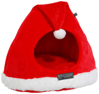 Thumbnail 1: NanDog 16 in Christmas Santa Hat Pet Bed 