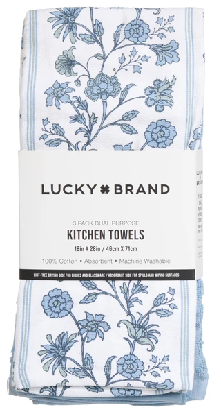 Thumbnail 1: Lucky Brand Penelope Printed Kitchen Towel Set - 3 Piece 