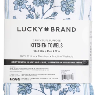 Thumbnail 3: Lucky Brand Penelope Printed Kitchen Towel Set - 3 Piece 