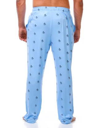 Thumbnail 2: PENGUIN Men's Classic Deluxe Print Sleep Pants 