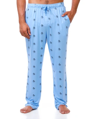Thumbnail 1: PENGUIN Men's Classic Deluxe Print Sleep Pants 