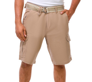 Thumbnail 1: Lee Men's Twill Cargo Shorts with Belt  
