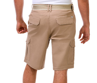 Thumbnail 2: Lee Men's Twill Cargo Shorts with Belt  
