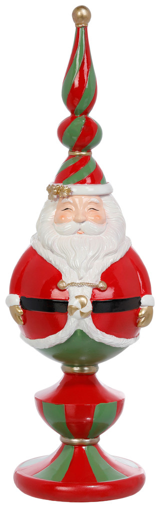 Thumbnail 1: Magical Season 19.5 in Christmas Santa Roman Column Home Decor 